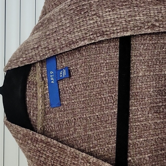 Apt.9 Chenille cardigan XXL - Picture 2 of 5